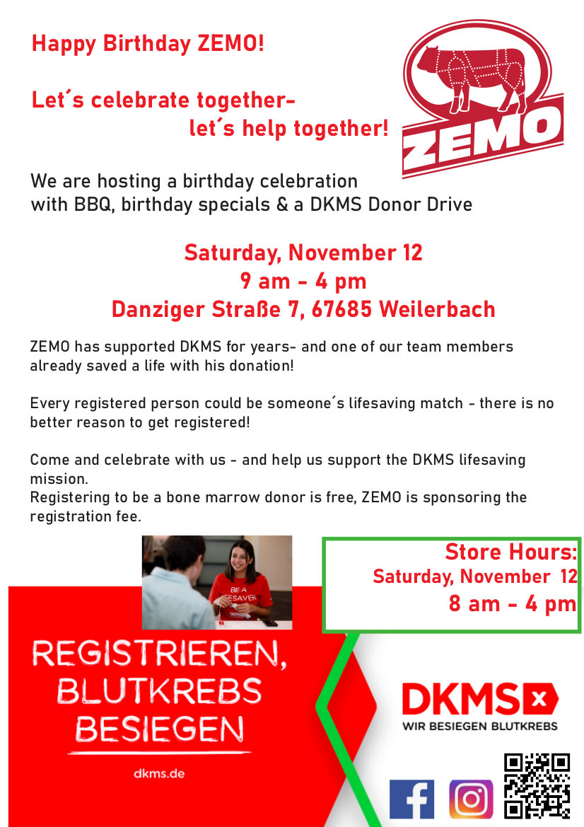 Let's celebrate together - let's help together!